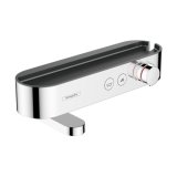 ハンスグローエ 24340000 シャワータブレット セレクト バスサーモスタット 400 露出型 クロム ♪