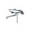 画像1: KVK KF800TNS2 壁付サーモスタット式シャワー メッキワンストップシャワーヘッド付(80mmパイプ付) (1)