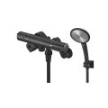三栄水栓 SK18CT5-N-MDP 混合栓 サーモシャワー混合栓 マットブラック 受注生産品 §