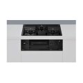 リンナイ [RHS31W38M11RCBW 都市ガス] ビルトインコンロ 幅60cm DELICIA(デリシア) 強火力(左・右) ナイトブラック ザ・ココット付属 ♪