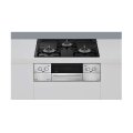 リンナイ [RHS31W42J1RSTW 都市ガス] ビルトインコンロ 幅60cm Lisse(リッセ) 強火力(左・右) ナイトブラック ココットプレート付属 ♪