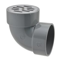 カクダイ 400-203-40 水栓金具 目皿つき排水用エルボ
