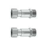 カクダイ 613-210-13 水栓金具 片ナット継足しユニオン 2個入