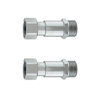 カクダイ 613-210-13 水栓金具 片ナット継足しユニオン 2個入