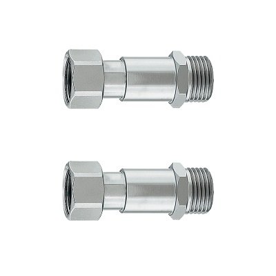 画像1: カクダイ 613-210-13 水栓金具 片ナット継足しユニオン 2個入
