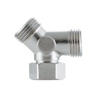 カクダイ 617-390-13 水栓金具 片ナット45°チーズ