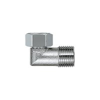 カクダイ 646-121-13 水栓金具 片ナット小曲エルボ