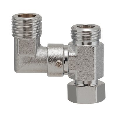 画像1: カクダイ 646-350-13 水栓金具 片ナット可動チーズ