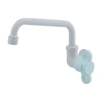 カクダイ 707-500-B 水栓金具 泡沫横形自在水栓 フロストミント