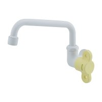 カクダイ 707-500-Y 水栓金具 泡沫横形自在水栓 フロストレモン