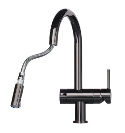 画像3: 三菱ケミカル・クリンスイ F915BK アンダーシンク複合水栓 ビルトイン浄水器 一般地用 クロムブラック