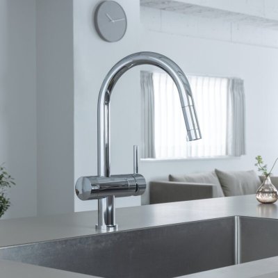 画像1: 三菱ケミカル・クリンスイ F915HU アンダーシンク複合水栓 ビルトイン浄水器 一般地用 (F914HU の後継品)