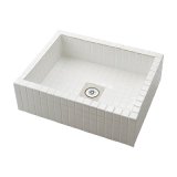 カクダイ 624-970 ガーデニング 水栓柱パン タイル貼り 白 [♪」
