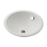 カクダイ 493-341-MW 洗面所 ホーロー洗面器 鉄穴 KANNA オーバーカウンター マットホワイト [♪」