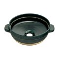 カクダイ 493-275-GR 洗面所 土鍋手洗器 和風 瑠珠 陶器製 信楽焼 置型 昆布 [♪」