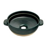 カクダイ 493-275-GR 洗面所 土鍋手洗器 和風 瑠珠 陶器製 信楽焼 置型 昆布 [♪」
