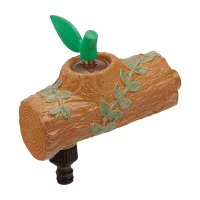 カクダイ 701-600 水栓金具 おみずがでるとうきのまるた 陶器製 信楽焼 [♪」