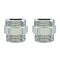 カクダイ 100-125 水栓金具 クランク用アダプター 2個入