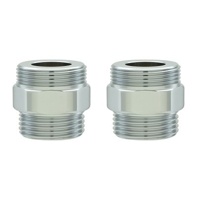 画像1: カクダイ 100-125 水栓金具 クランク用アダプター 2個入