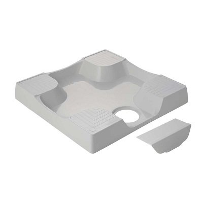 画像1: カクダイ 426-460-W 水栓金具 洗濯機用防水パン ホワイト