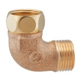 カクダイ 646-361-13 水栓金具 片ナットフレキエルボ