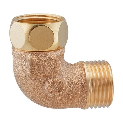 画像1: カクダイ 646-361-13 水栓金具 片ナットフレキエルボ