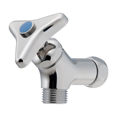 画像1: カクダイ 786-031 水栓金具 アングル形片ナットバルブ