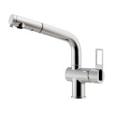カクダイ 118-051-CH 水栓金具 シングルレバー引出し混合栓 CORDIA ブレードホース 逆流防止機能付