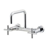 カクダイ 124-120-CH 水栓金具 2ハンドル混合栓 JUBE