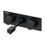 カクダイ 129-100A-MD 水栓金具 壁ユニット混合栓 OPUS マットブラック
