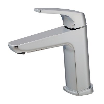 画像1: カクダイ 183-357A-CH 水栓金具 シングルレバー混合栓 AVALO ブレードホース 逆流防止機能なし