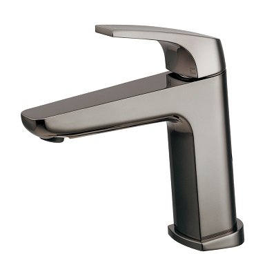 画像1: カクダイ 183-357A-DS 水栓金具 シングルレバー混合栓 AVALO ブレードホース 逆流防止機能なし ダークシルバー