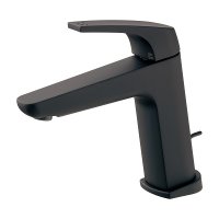 カクダイ 183-357AH-MD 水栓金具 シングルレバー混合栓 AVALO ブレードホース 逆流防止機能なし マットブラック