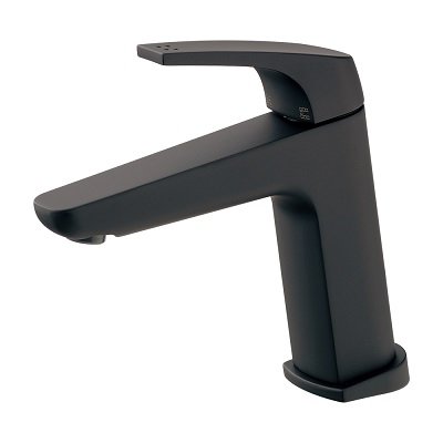 画像1: カクダイ 183-357A-MD 水栓金具 シングルレバー混合栓 AVALO ブレードホース 逆流防止機能なし マットブラック