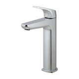 カクダイ 183-357B-CH 水栓金具 シングルレバー混合栓 ミドル AVALO ブレードホース 逆流防止機能なし