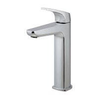 カクダイ 183-357B-CH 水栓金具 シングルレバー混合栓 ミドル AVALO ブレードホース 逆流防止機能なし