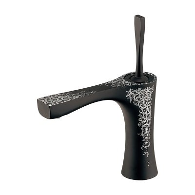 画像1: カクダイ 183-361-S 水栓金具 シングルレバー混合栓 Buttobi 凛 ブレードホース 逆流防止機能なし 麻葉