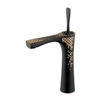 カクダイ 183-363-G 水栓金具 シングルレバー混合栓 ミドル Buttobi 凛 ブレードホース 逆流防止機能なし 七宝