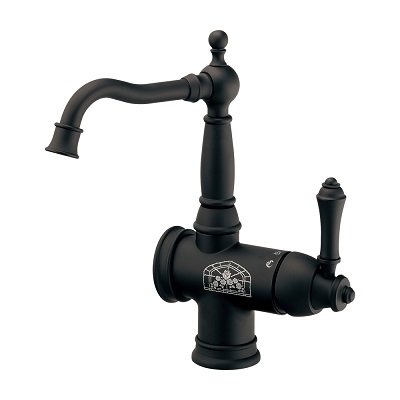 画像1: カクダイ 183-549-W 水栓金具 シングルレバー混合栓 Beatrice ブレードホース 逆流防止機能なし ブラン