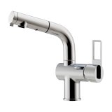 カクダイ 184-425A-CH 水栓金具 シングルレバー引出し混合栓 CORDIA ブレードホース 逆流防止機能付