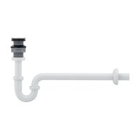 カクダイ 432-519-25W 水栓金具 丸鉢つきPトラップ ホワイト