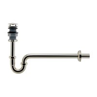 カクダイ 432-650-25N 水栓金具 丸鉢つきPトラップ 化粧キャップ付 レトロシルバー