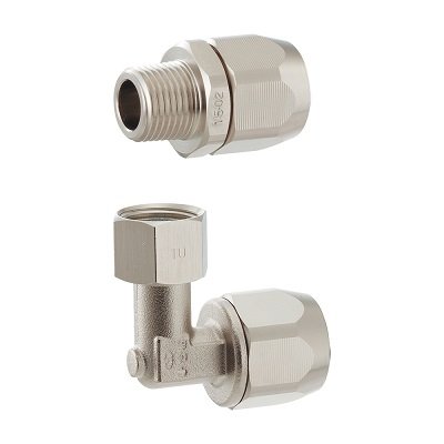 画像1: カクダイ 440-010-13 水栓金具 強化ガスホース用金具セット 都市ガス用