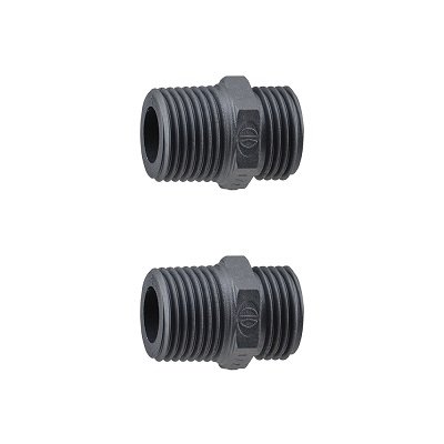 画像1: カクダイ 613-361-13 水栓金具 絶縁フレキニップル 2個入