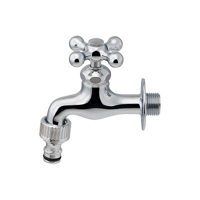 画像1: カクダイ 701-121A-CH 水栓金具 横水栓