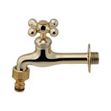 カクダイ 701-121B-AG 水栓金具 横水栓 ロング アンティークゴールド