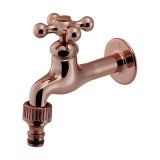 カクダイ 701-121B-BR 水栓金具 横水栓 ロング カッパーブラウン