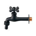 カクダイ 701-121B-MD 水栓金具 横水栓 ロング マットブラック