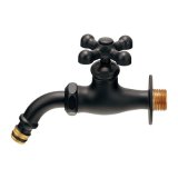 カクダイ 701-151-MD 水栓金具 万能ホーム水栓 マットブラック