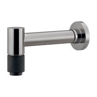 カクダイ 702-080B-DS 水栓金具 横水栓 ロング buttobi 甍 90°ハンドル開閉 ダークシルバー